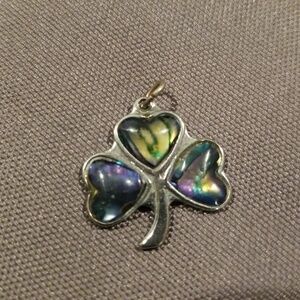 Three Leaf Clover Necklace Charm